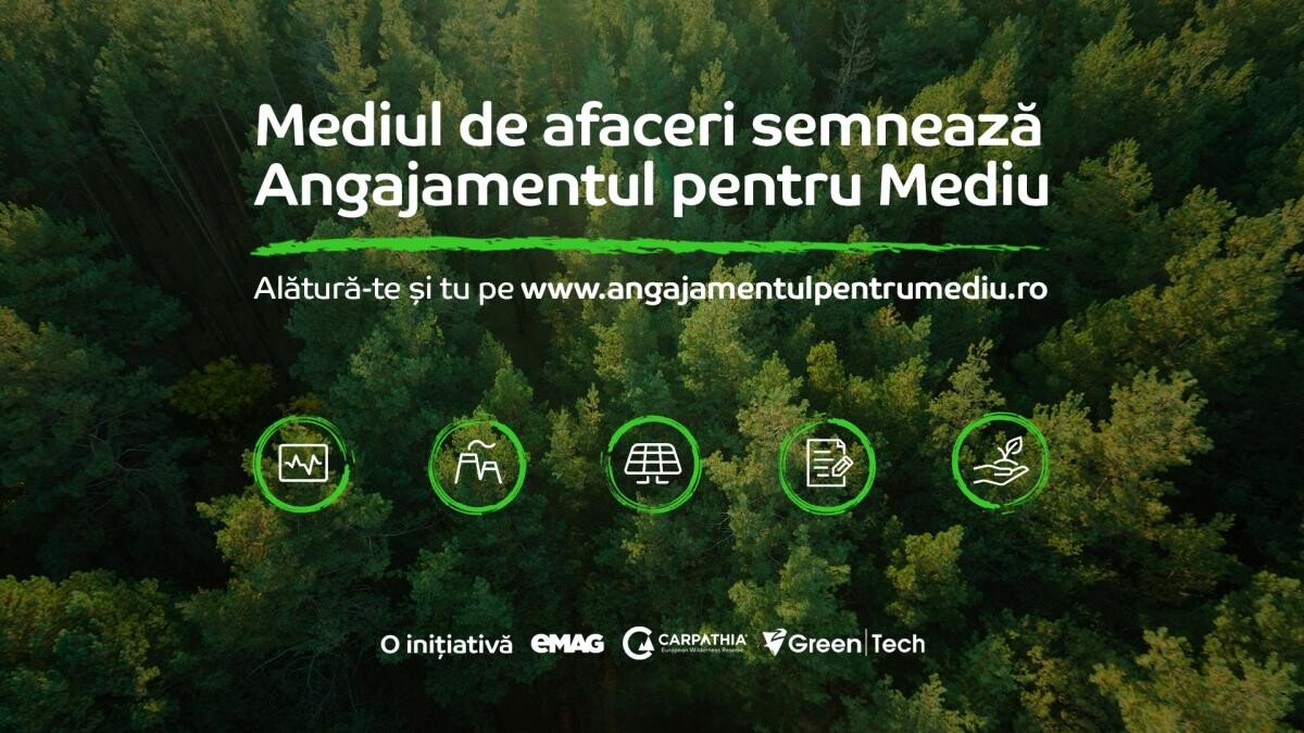 Primul demers al comunității de afaceri din România pentru mediu: eMAG, GreenTech și Fundația Conservation Carpathia lansează Angajamentul pentru Mediu