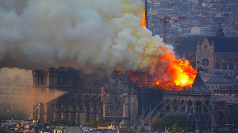 Adevărul incredibil din spatele incendiului de la Notre-Dame… Cum a salvat Macron catedrala de la dezastru