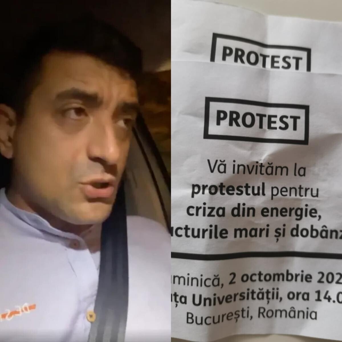 Protest AUR în 2 octombrie, cu invitații livrate prin Poșta Română. Un eșec anunțat de George Simion