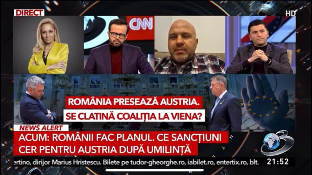 Liberalul Adrian Cozma, mesaj ferm pentru Emanuel Ungureanu (USR): Austria nu ne reproşează nimic de cei care conduc diplomaţia. Ci un lucru care nu există! Nu veniţi cu fumigene