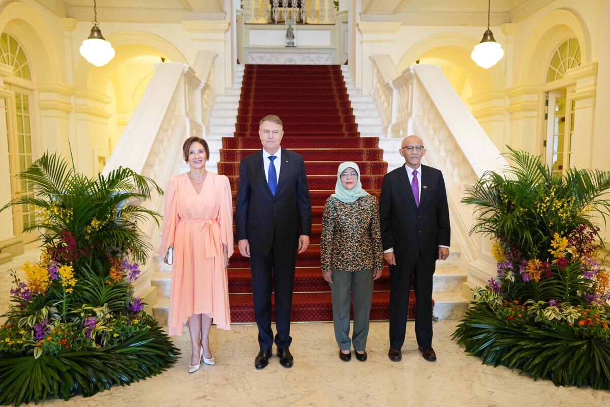 Iohannis, vizită în Singapore. ‘Discuții excelente’ cu omologul Halimah Yacob = foto