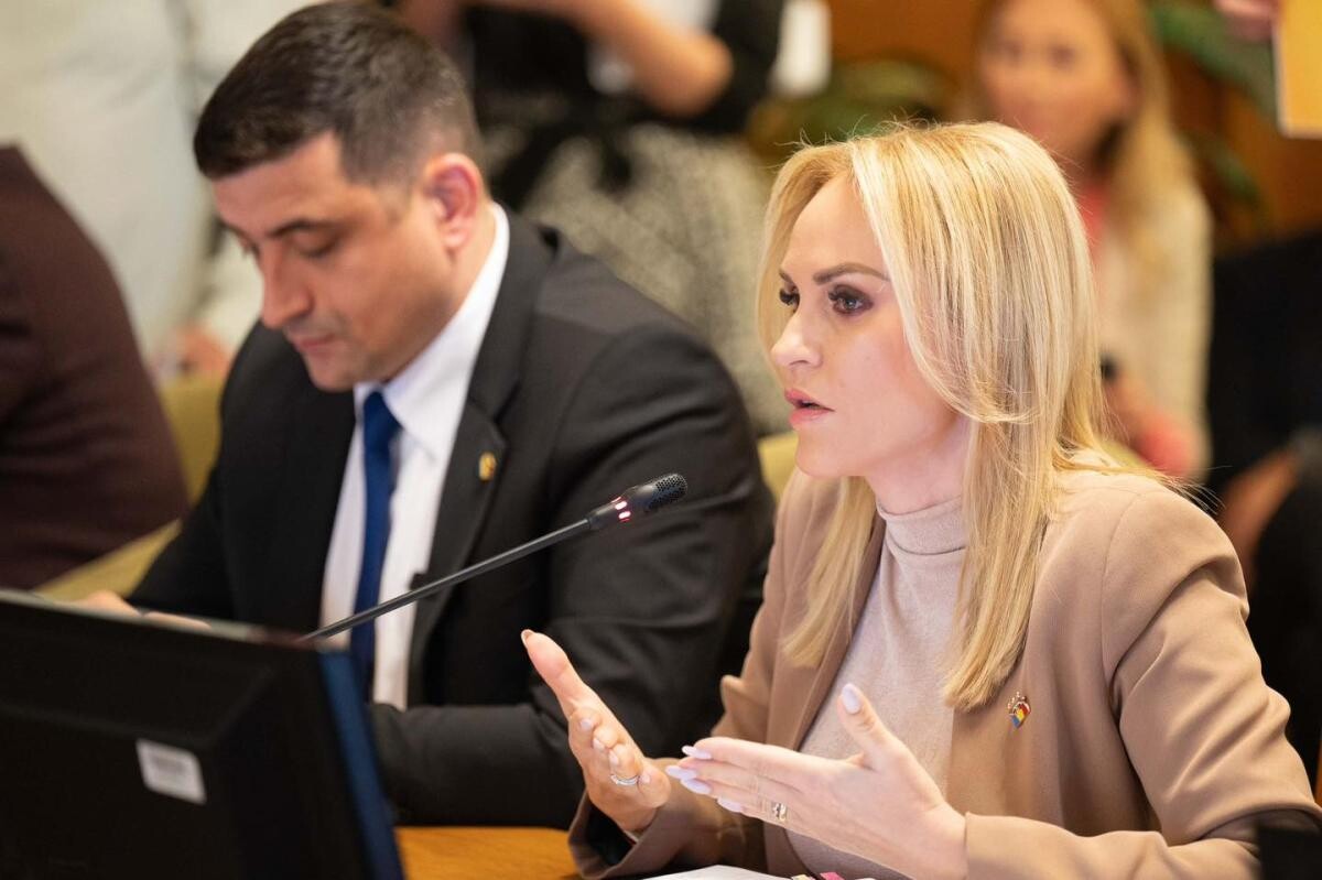 Scandal în Parlament între Gabriela Firea și George Simion / video