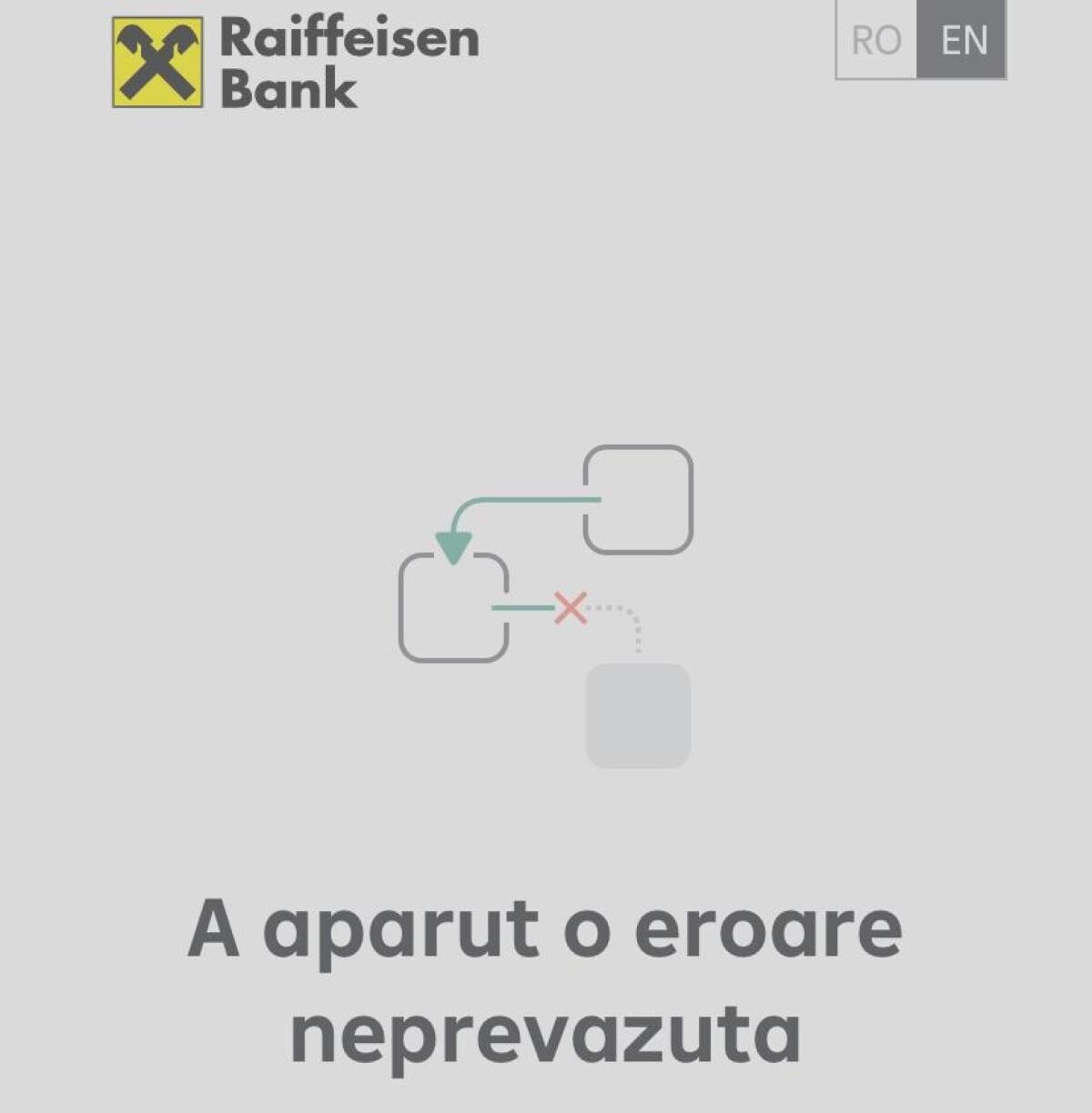 Raiffeisen Bank, incident. Mesaj pentru clienții băncii