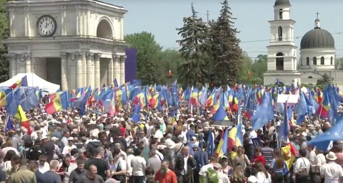 Maia Sandu: „Locul Republicii Moldova este în UE”. Video LIVE de la Adunarea „Moldova Europeană” de la Chișinău