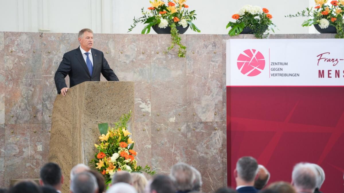 Klaus Iohannis a primit în Germania premiul Franz Werfel pentru Drepturile Omului 2023