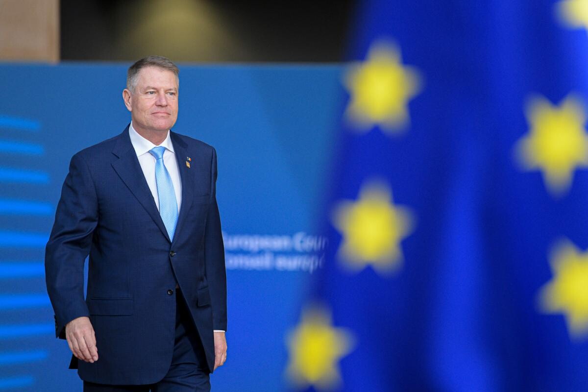 Klaus Iohannis, la reuniunea Consiliului European de la Bruxelles