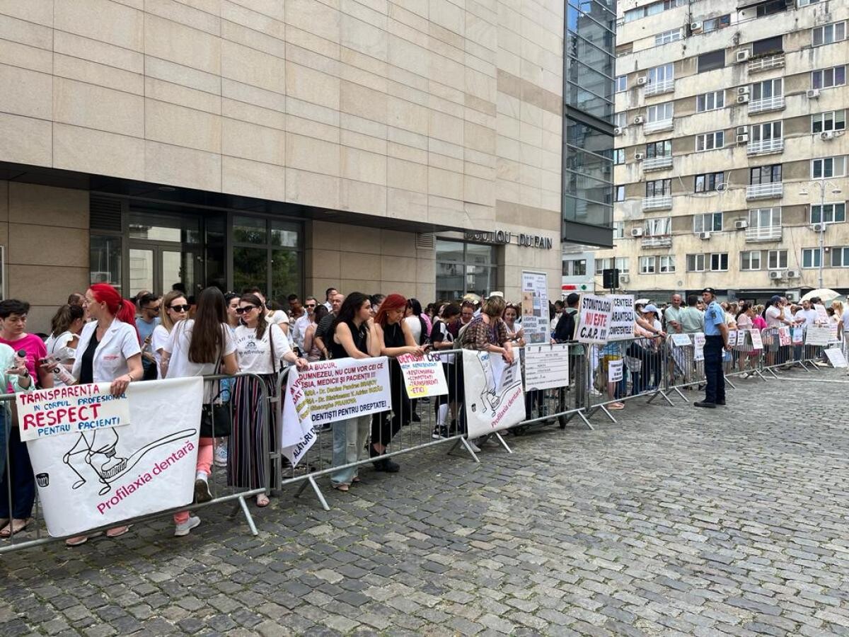 Ministerul Sănătății sprijină demersurile medicilor stomatologi protestatari