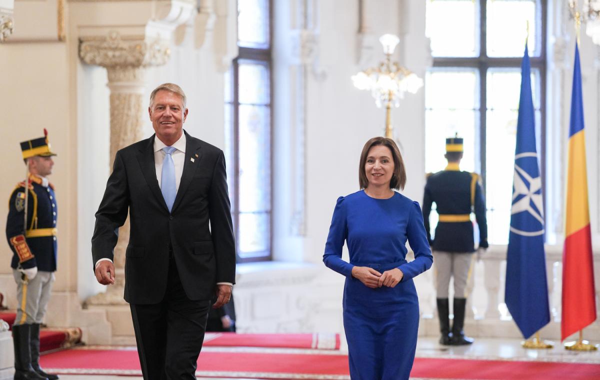 Iohannis a primit-o pe Maia Sandu la Cotroceni /FOTO