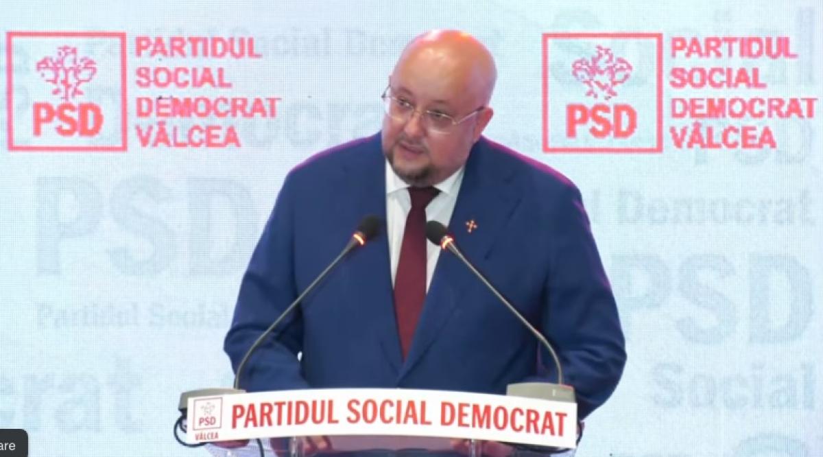 Constantin Rădulescu, reales preşedinte al PSD  Vâlcea. Ciolacu vorbește de o dezbinare din interior