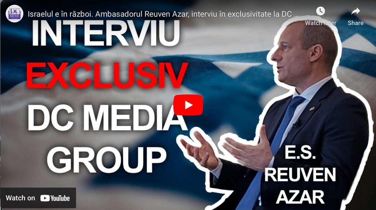 Există asemănări între războiul din Ucraina și cel din Israel? Răspunsul ambasadorului israelian în România – interviu DC News / video