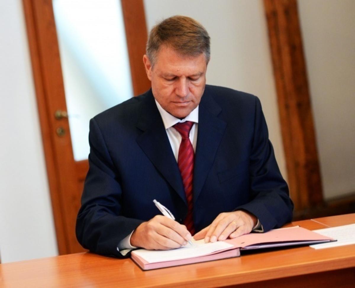 Klaus Iohannis, decrete de interes național promulgate