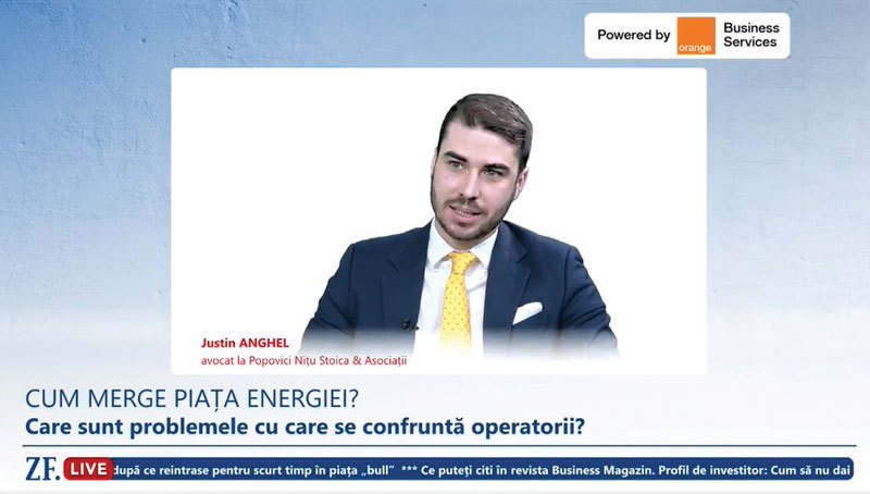 Justin Anghel, avocat Popovici, Niţu, Stoica & Asociaţii: Măsurile de plafonare din energie sau creditul cu dobândă zero pe care furnizorii îl oferă statului român. Se justifică menţinerea măsurilor?