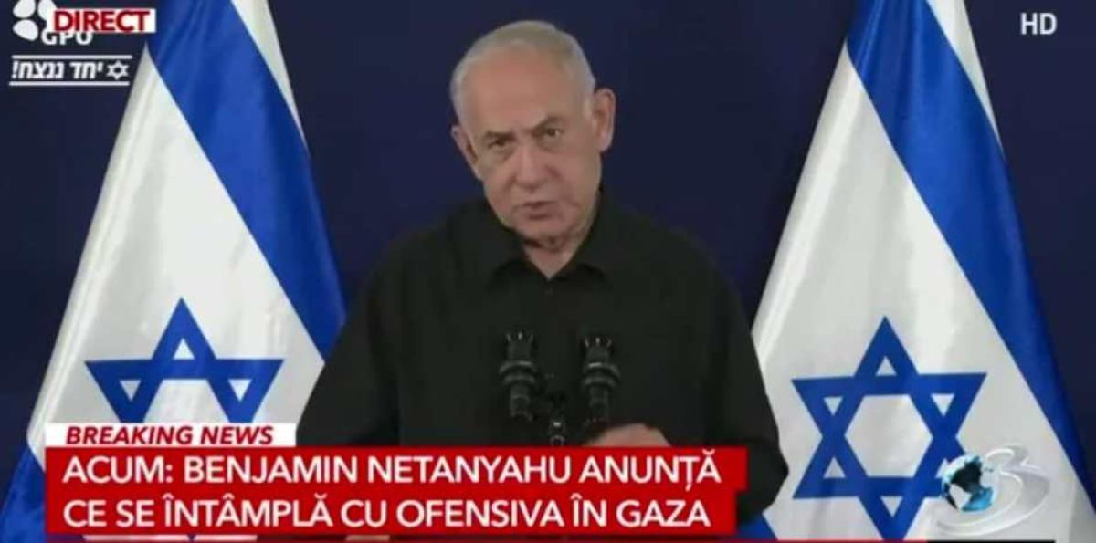 Benjamin Netanyahu: Biblia spune că există un timp pentru pace și un timp pentru război